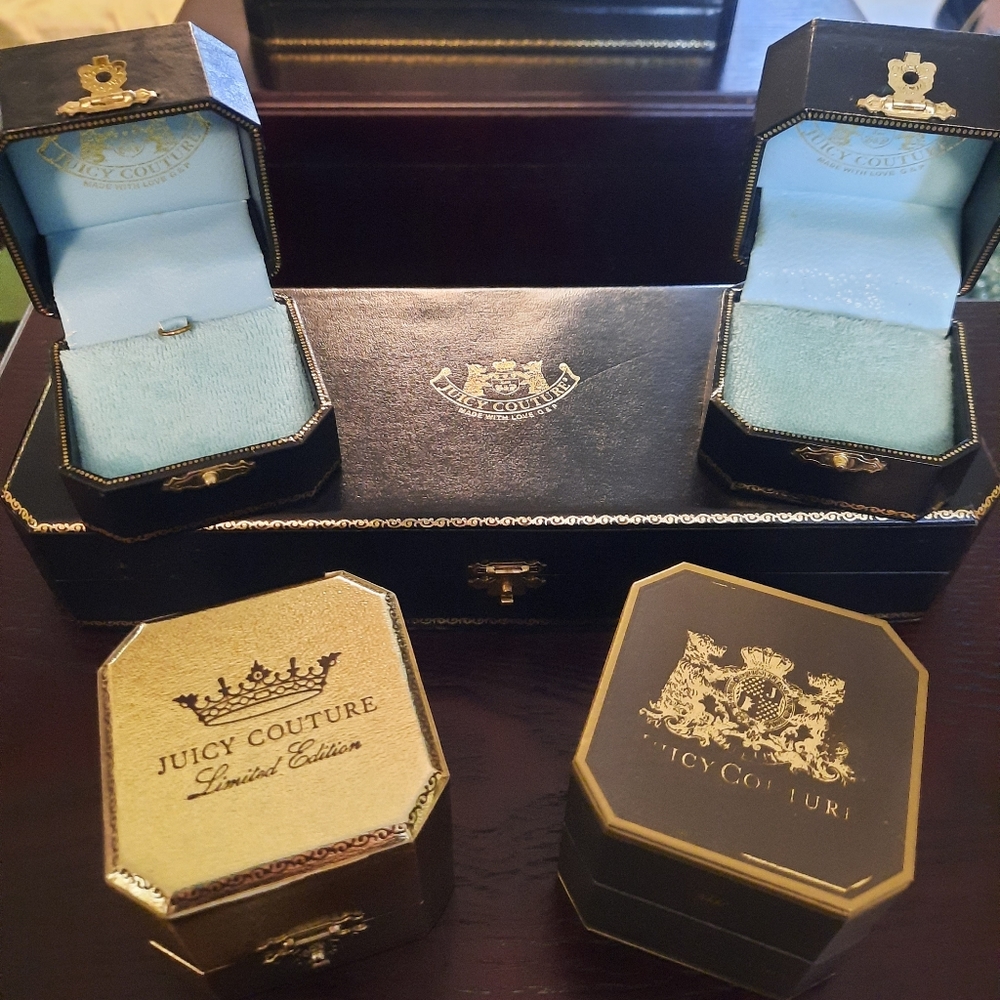 Bundle of Five Juicy Couture Charm Boxes
